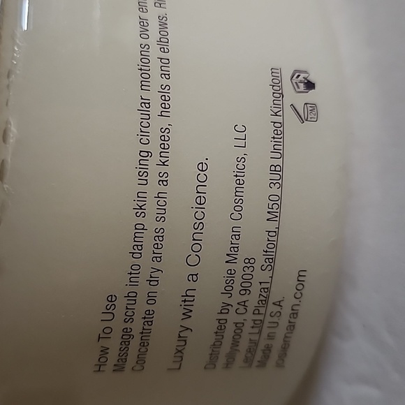 Josie Maran Luxury Size Argan Sugar Balm Body Scrub New Sealed - Picture 6 of 8